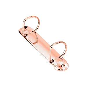 Garra c/ 2 Argolas D 25mm (Base 123 x 20mm) - ROSE GOLD
