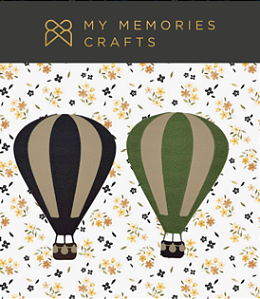 Colecao Minha Preciosidade - Dupla de Balões de ar - My Memories Crafts - MPR-17