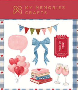 Coleção Meus Laços - Adesivo DTF - ELEMENTOS - MMCMLA-13 - My Memories Crafts