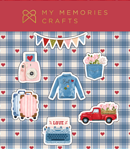Coleção Meus Lacos - Elementos em Acrílico - MMCMLA-12 - My Memories Crafts