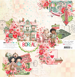Coleção BOREAL - Bloco 30,5x30,5cm - BOR00 - Carina Sartor