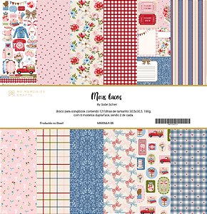 Coleção Meus Laços - Bloco 30,5 x 30,05 - MMCMLA-08 - My Memories Crafts