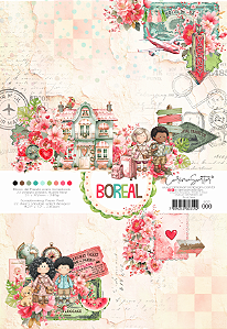 Coleção BOREAL - Bloco 21x30,5cm (A4) - BOR000 - Carina Sartor