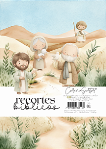 Coleção RECORTES BIBLICOS - Bloco A5 - BIB01 - Carina Sartor