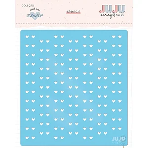 Coleção Feito com Amor - Stencil MEU BEM - Juju Scrapbook
