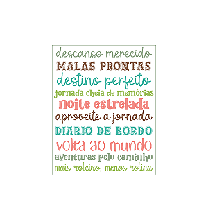 Coleção BOREAL - Adesivo DTF UV - TÍTULOS - BOR24 - Carina Sartor