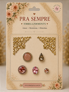 Colecao Pra Sempre - Embellishments Tesouros de Família - Dany Peres