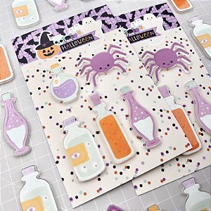 Coleção  HALLOWEEN - Acrílico Poções - Lemon Scrapbook