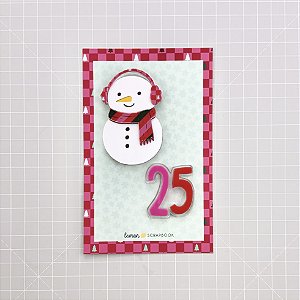 Coleção MEU NATAL FAVORITO - Boneco de Neve + 25 - Lemon Scrapbook
