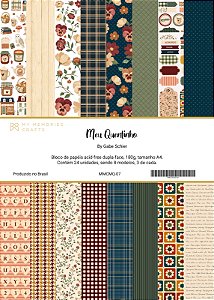 Coleção Meu Quentinho - Bloco A4 - MQ-07 - My Memories Crafts