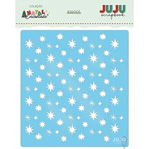 Coleção Natal Encantado - Stencil - MAGIA - Juju Scrapbook