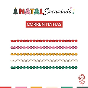 Coleção Natal Encantado - CORRENTINHAS - Juju Scrapbook