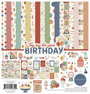 Coleção They Say Its Your Birthday - Collection Kit - Carta Bella