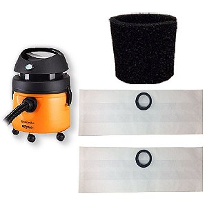 9 Saco Filtro Permanente para Aspirador de Po Electrolux GT20N GT2000 PRO Bocal de 6 5cm Zairon Company