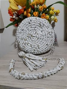 Bolsa Crochê - Coleção Cisne - Fio de Malha