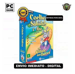 [Digital] Coelho Sabido 1º Ano (Antigo Pré) Na Cidade dos Balões - 32/64 Bit