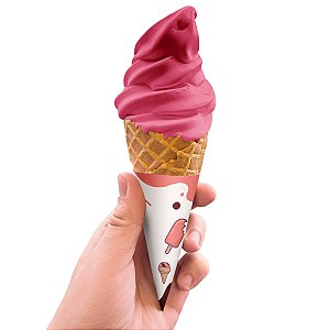 Cone de papel para casquinha sorvete expresso