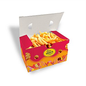 Embalagem Batata Frita Personalizada Delivery 200g