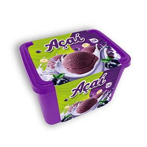 Cinta para Pote Açaí Ilustração Padrão