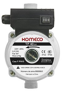 KOMECO MINI BOMBA DE AGUA TP40 BRONZE 127V