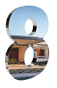 NUMERO LUXO Nº 8 20CM