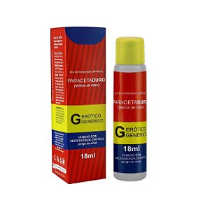 Farmacinha Segred Love Paracetaduro 18ml Gel Excitante Masculino