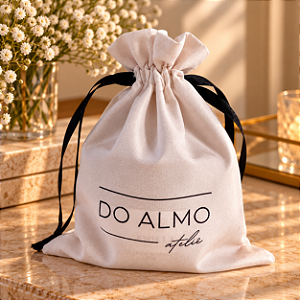 Saquinho em Microfibra para Velas e Acessórios