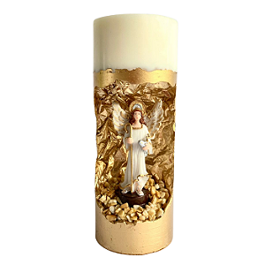Vela Religiosa Artesanal Arcanjo Gabriel