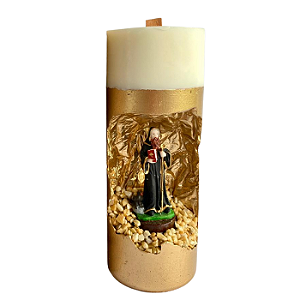 Vela Religiosa Artesanal São Bento