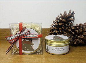 Vela Pinheiro de Natal lata 90g