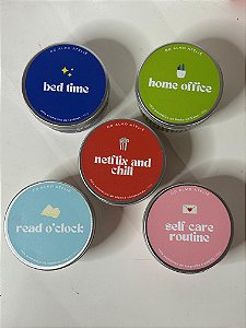 Vela Aromática Coleção 'Feel Good' latinha 90g