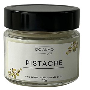 Vela Aromática Pistache 170 g | Linha Clássica