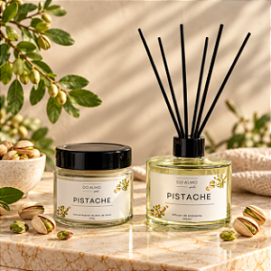 Kit Difusor de Ambiente 240ml + Vela Aromática 170g