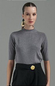 BLUSA BRISA DO ALENTEJO CINZA - FLECHE D'OR