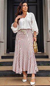 CONJUNTO ALFAIATARIA COMPOSÉ DE ESTAMPAS - LUZIA FAZZOLLI