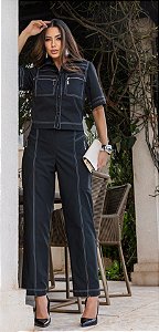 CONJUNTO ALFAIATARIA PESPONTADO - LUZIA FAZZOLLI