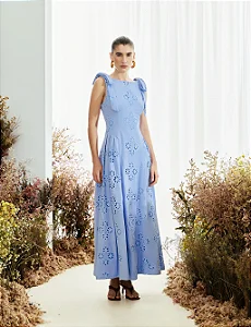 VESTIDO LAISE DECOTE CANOA LAÇOS - DELIGHT