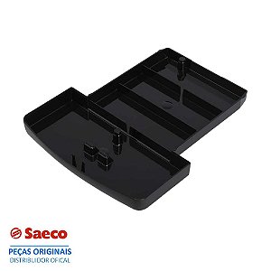 Bandeja de pingos preta para cafeteira saeco vienna e gaggia naviglio