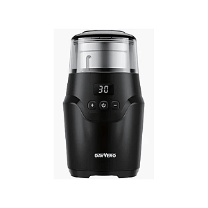 Moedor De Café Preto Com Timer Digital Original Davvero 220V