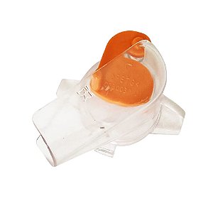 Calha esquerda curta laranja Rheavendors P1 G5