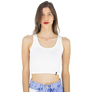Cropped Regata Canelado Luxo Urbano