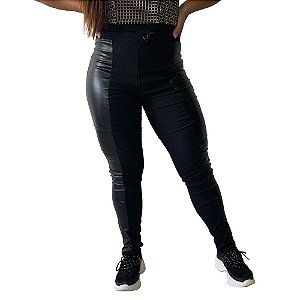 Calça Feminina Lateral em Cirre Menina Rosa