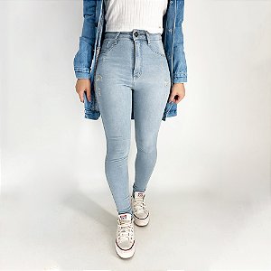 Calça Jeans Skinny Flávia Pink Lú