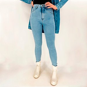 Calça Jeans Skinny Lane Pink Lú