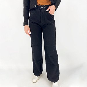 Calça Jeans Wide Leg Pink Lú