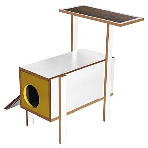 Casinha de gato Nino XL Amarela