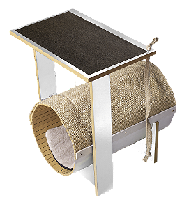 Casinha de gato Otto Branca