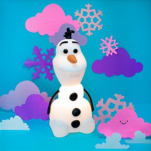Luminária Olaf - Animação Frozen