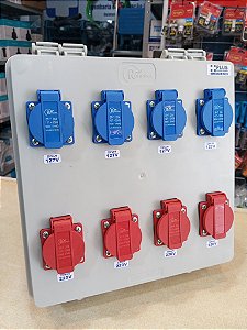 Quadro Robozinho 4 x Tomadas 127V e 220V - Canteiro de Obra