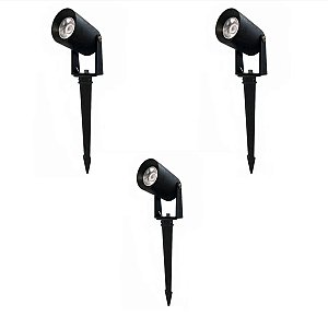 Kit 3 x Espeto de Jardim Led 5W 3000K Kira Astraled